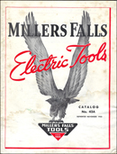 Millers Falls 1953 electric tools catalog