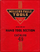 Miller Falls Company 1955 hand tool catalog