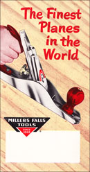 Millers Falls Company hand planes brochure