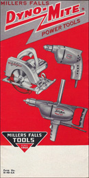Miller Falls Company 1956 power workshop brochure