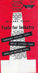 Millers Falls Company's 1957 Tools for Industry brochure