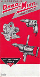 Millers Falls Company 1958 power workshop brochure