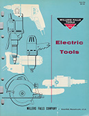 Millers Falls Company 1958 electric tools catalog