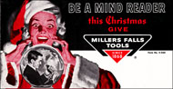Millers Falls Company Be a mind reader Christmas promotion