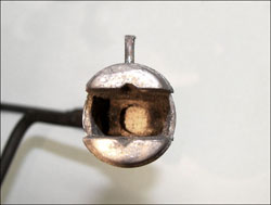 2nd Improved Barber chuck showing pin