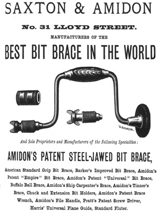 1878 Saxton & Amidon ad