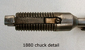 1880 Backus chuck detail