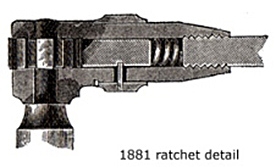 1881 Backus ratchet patent