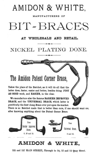 1878 Amidon & White ad