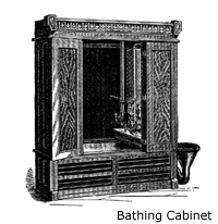 Backus bathing cabinet