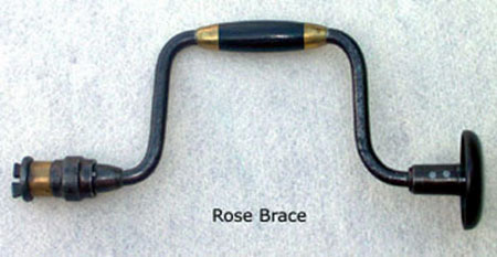 Rose bit brace