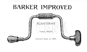 Barker Improved brace, Hobbs catalog
