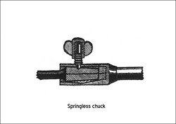 spring-loaded universal brace chuck