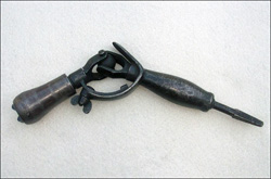 Backus angular adjustable bit stock, 1872 patent