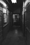 Employee hallway, receiving area, Millers Falls plant, Greenfield, Massachusetts