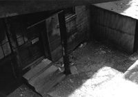 Door in receiving area, Millers Falls plant, Greenfield, Massachusetts