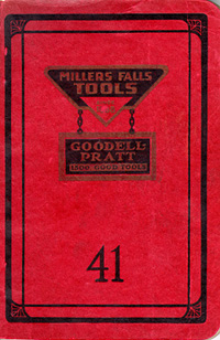 Millers Falls catalog cover 1935