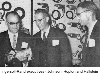 Robert H. Johnson, Lester C. Hopton, D. Wayne Hallstein