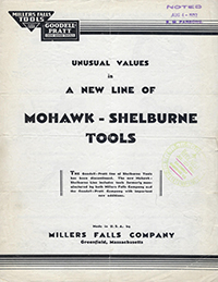 cover, 1932 Mohawk-Shelburne announcement