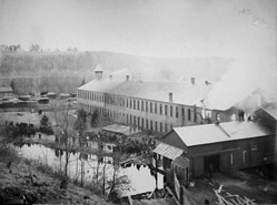 Millers Falls Company fire ca. 1900