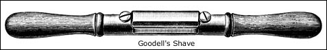 Goodell's spoke shave