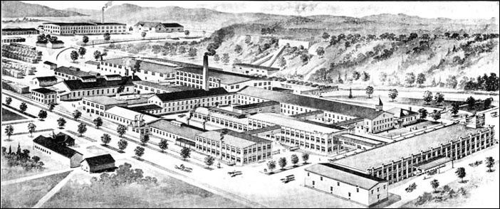 Millers Falls factory ca. 1912, drawing
