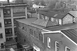 Exterior view, Millers Falls plant, Greenfield, Massachusetts