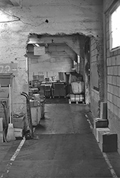 Entrance to foundry, Millers Falls plant, Greenfield, Massachusetts